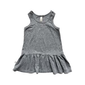 Childhoods Heather Gray Twirly Tank Dress Size 12-18m
